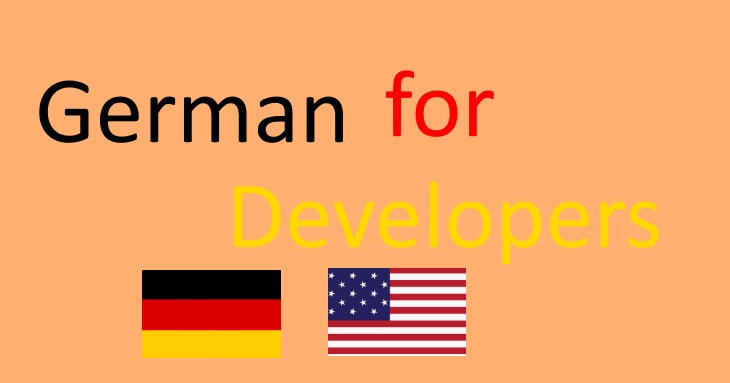 German vocabulary for Software Engineers
